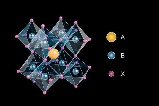 Perovskite molecule, illustration