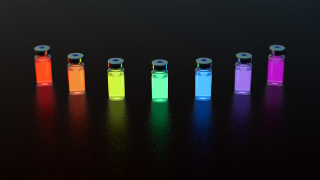 Quantum dots, illustration