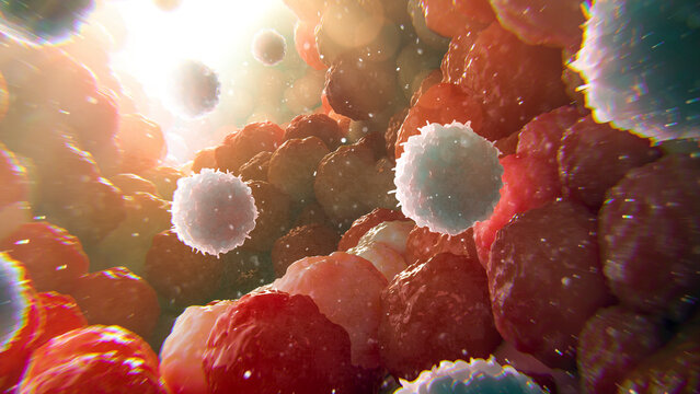 Tumour infiltrating lymphocyte therapy, illustration