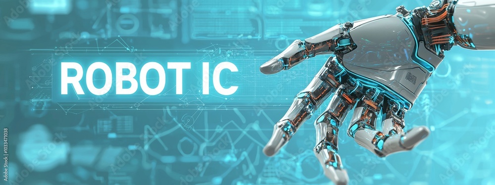 Poster Industrial digital manufacturing manager engineer touched industrial 4.0 network and control automation robot arms machine on modern virtual interface data real time in intelligent factory.