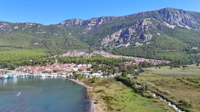Akyaka is a neighbourhood of the municipality and district of Ula, Muğla Province, Turkey. Its population is 3,147. Before the 2013 reorganisation, it was a town.