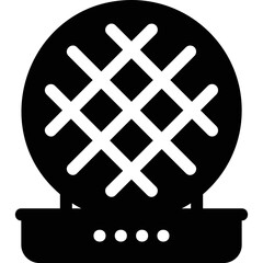 Simple vector icon electric grill