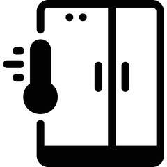 Simple vector icon fridge