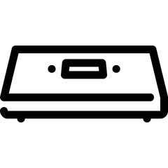 Fototapeta premium Simple vector icon scales