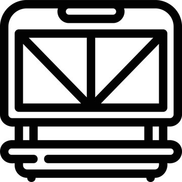 recommend clip art: Simple vector icon sandwich maker
                    