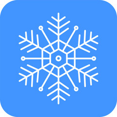 Snowflake icon. Line art illustration of snowflake icon. Snowflake icon transparent. svg or png. Snowflake shape. Christmas Vector image. Outline