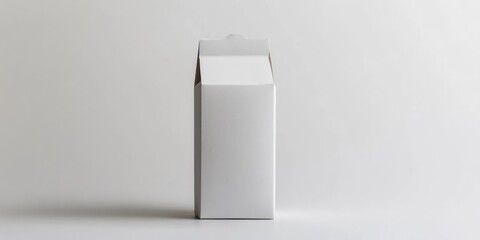Milk carton isolated on white.
