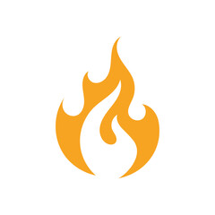Water and fire logo symbol