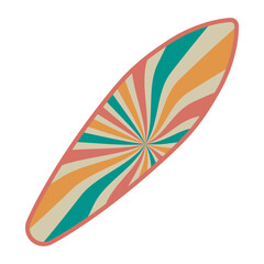 Vintage Surfboard Retro