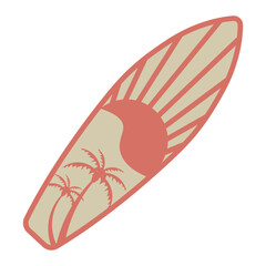 Vintage Surfboard Retro