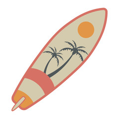 Vintage Surfboard Retro