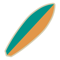 Vintage Surfboard Retro