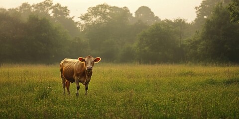 Cow in pasture