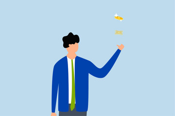 Flipping a coin is a concept used in both gambling and financial decision making.