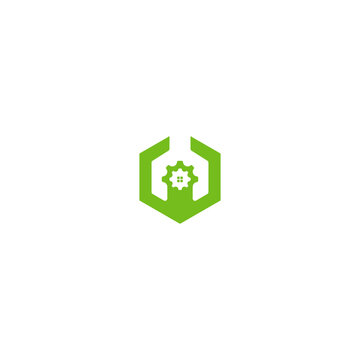 recommend clip art: hexagon Toolbox logo house Tool box sign vector icon