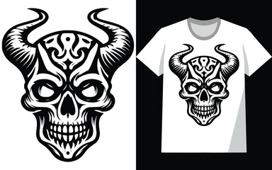 halloween creative illustration and typography design
