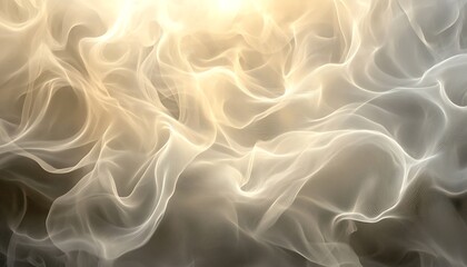 Obraz premium Ethereal swirling patterns of soft light create a dreamy, abstract background with delicate textures and luminous details.