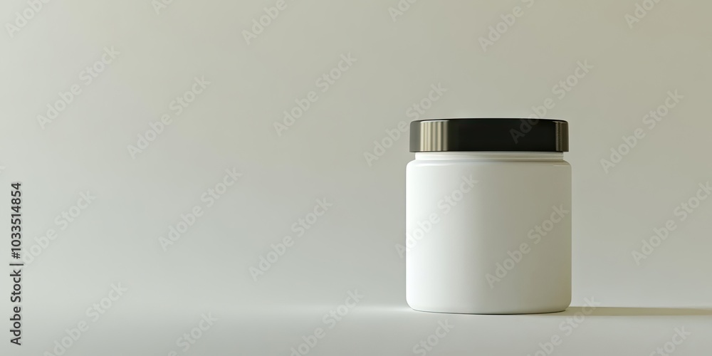 Poster clipping path included. the blank label is ready for your message or graphics.
