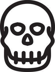 Skull icon symbol vector image illustration
