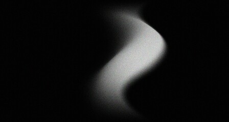 Abstract black and white gradient with rough noise monochrome background