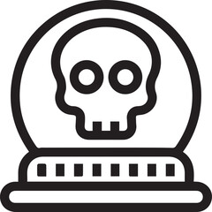 Skull icon symbol vector image illustration
