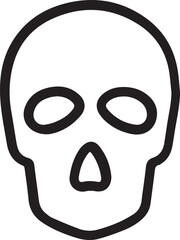 Skull icon symbol vector image illustration
