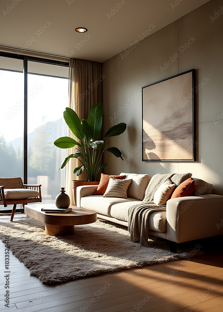 Poster the boho inspired interior design of this modern living room features a unique blend of patterns and