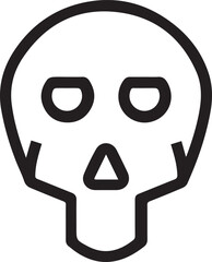 Skull icon symbol vector image illustration
