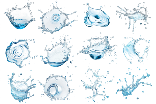 Cascading water splash Water Splash Transparent Image