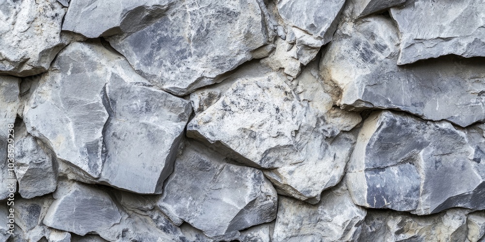Leinwandbilder Abstract background of stone texture. Grey stone suitable for a backdrop. Attractive stone pattern or texture. Design includes copyspace.