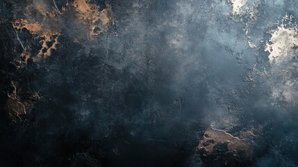Obraz premium An abstract digital painting featuring a cosmic background with swirling hues of space and dust,