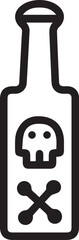 Skull icon symbol vector image illustration
