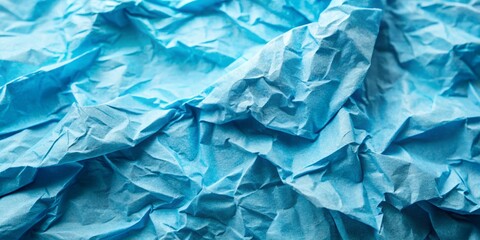Obraz premium Crumpled Blue Paper Textures for Product Photography - Enhance Your Designs with Soft and Subtle Backgrounds for Creative Projects and Marketing Applications