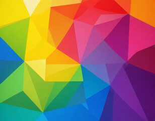 Fototapeta premium Colorful geometric abstract background made of different shapes