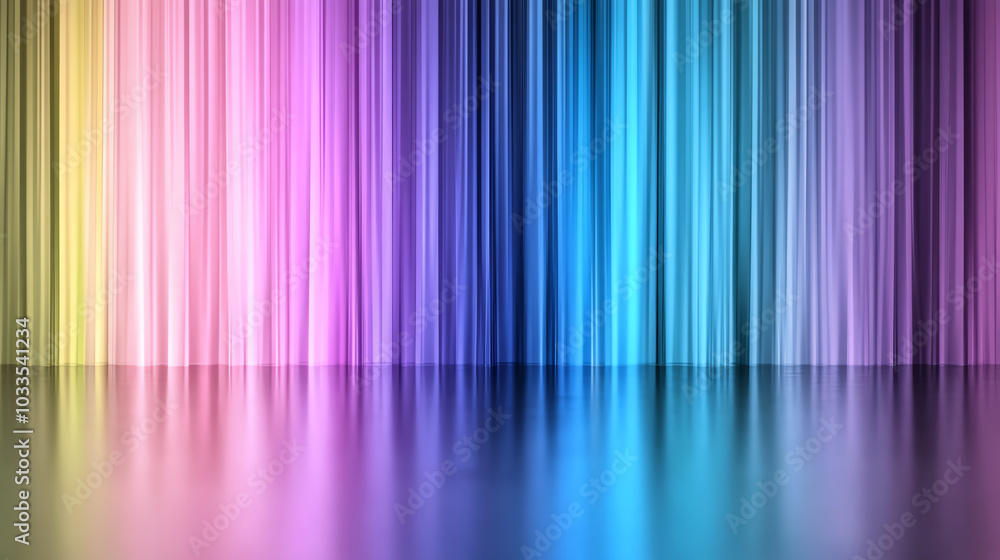 Poster colorful abstract background with vertical lines