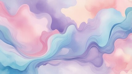Dreamy waves of pink, blue, and purple blend seamlessly in this soothing abstract design, ideal for creative backgrounds