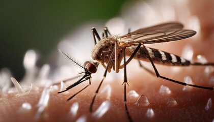 Close-Up of a Mosquito
