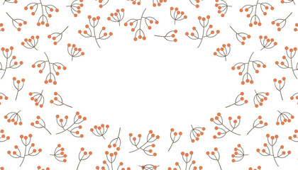 leaves. a frame made of leaves. beautiful frame. a template for creating postcards. vector. doodle drawing. on a white background. a set of leaves. maple tree.