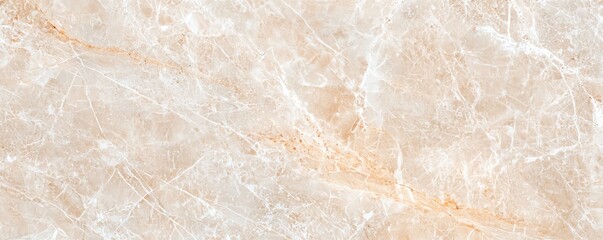 Obraz premium Elegant marble texture featuring soft beige and white tones with delicate veining, perfect for backgrounds or surface designs.