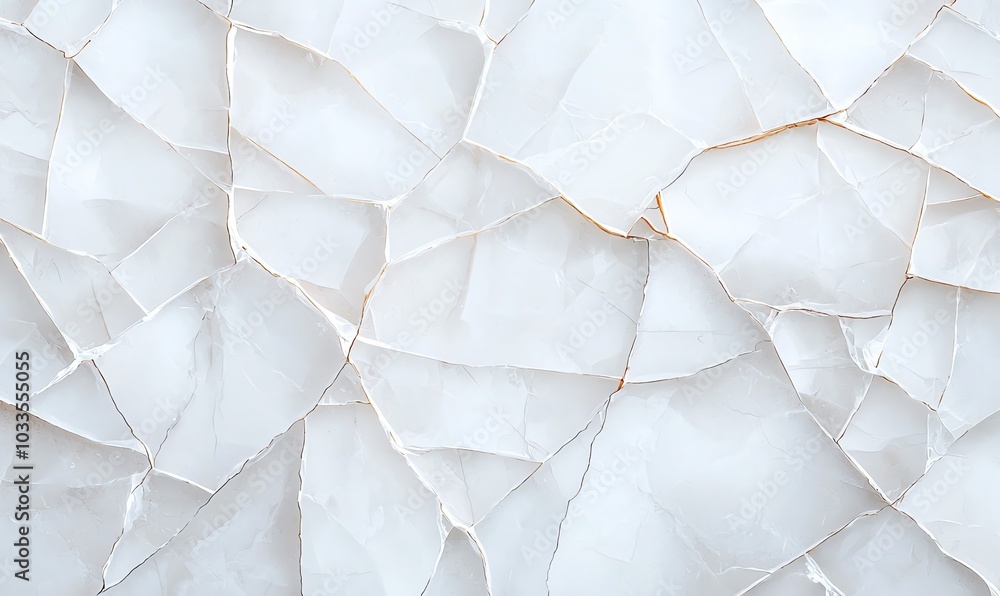 Poster elegant textured white surface with a unique cracked pattern, perfect for backgrounds and design pro