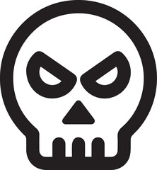 Skull icon symbol vector image illustration
