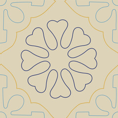 Obraz premium &nbsp;Faux tile designs, architectural details and kitchen iconography to design 