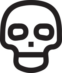 Skull icon symbol vector image illustration
