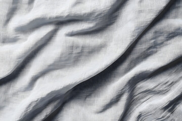 Grey Fabric cotton cloth texture with blank soft material space for text and idea design. Clean white paper concept insert detail image, cover retro plain used for new decorative background