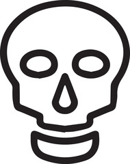 Skull icon symbol vector image illustration

