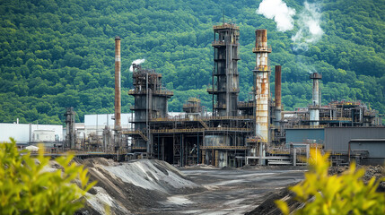 Obraz premium Implementing Environmental Safety Measures to Address Site-Specific Hazards and Promote Worker Protection and Sustainability in Construction Projects
