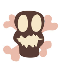 Halloween stickers stamp illustration drawing 