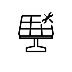 Repair Solar Panel Icon