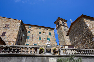 centro storico di Casale Marittimo, Toscana