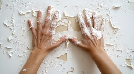 Household repair: patching up drywall for diy home improvement projects